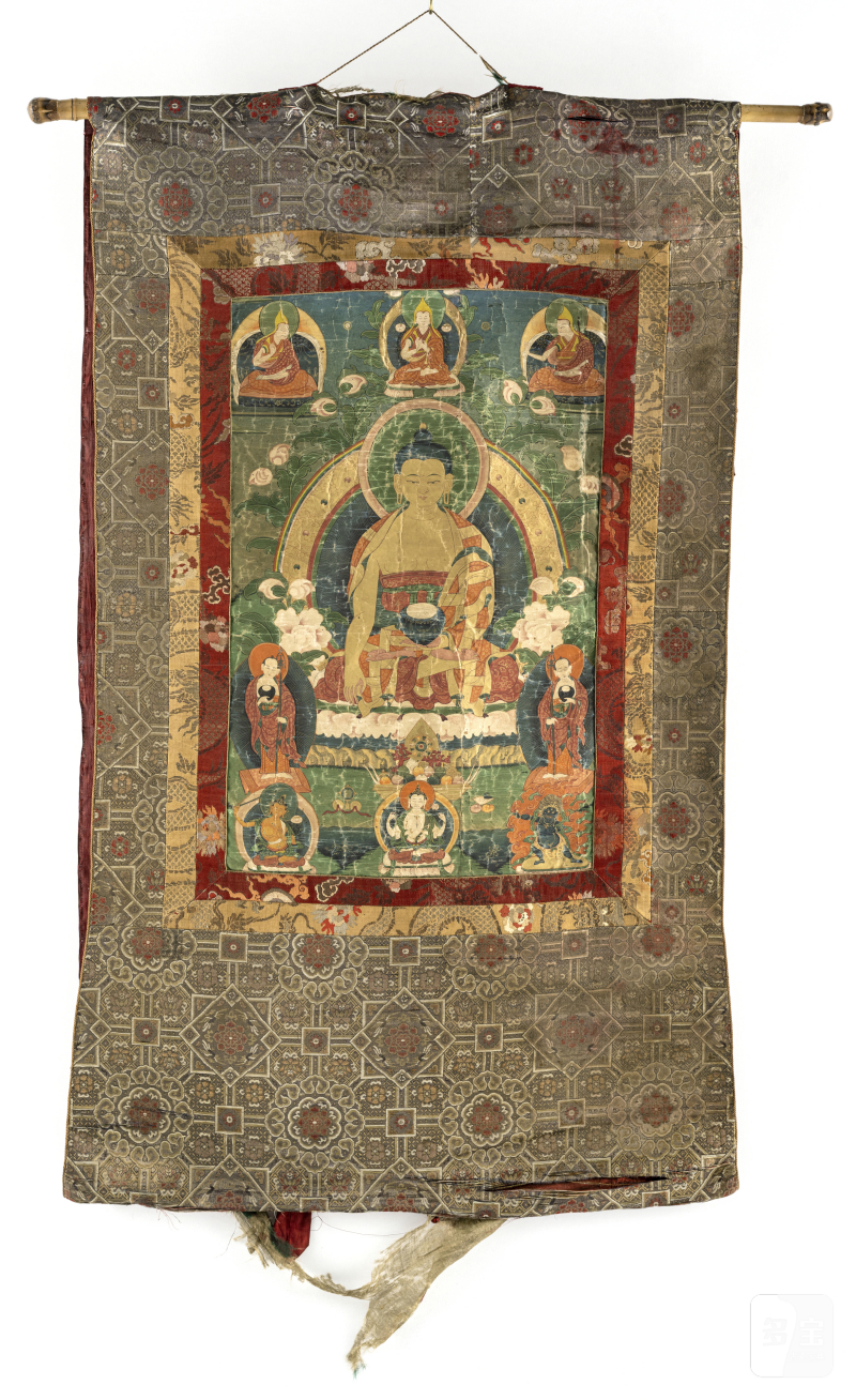 A THANGKA DEPICTING BUDHA SHAKYAMUNI - 图2